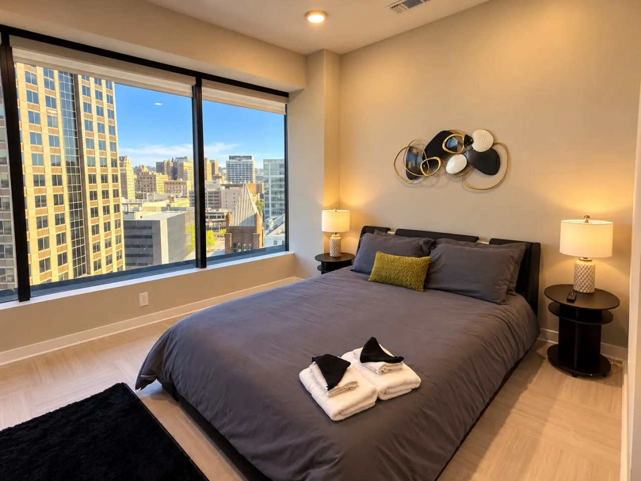 Urban King Stay | City Views + Parking — photo 5