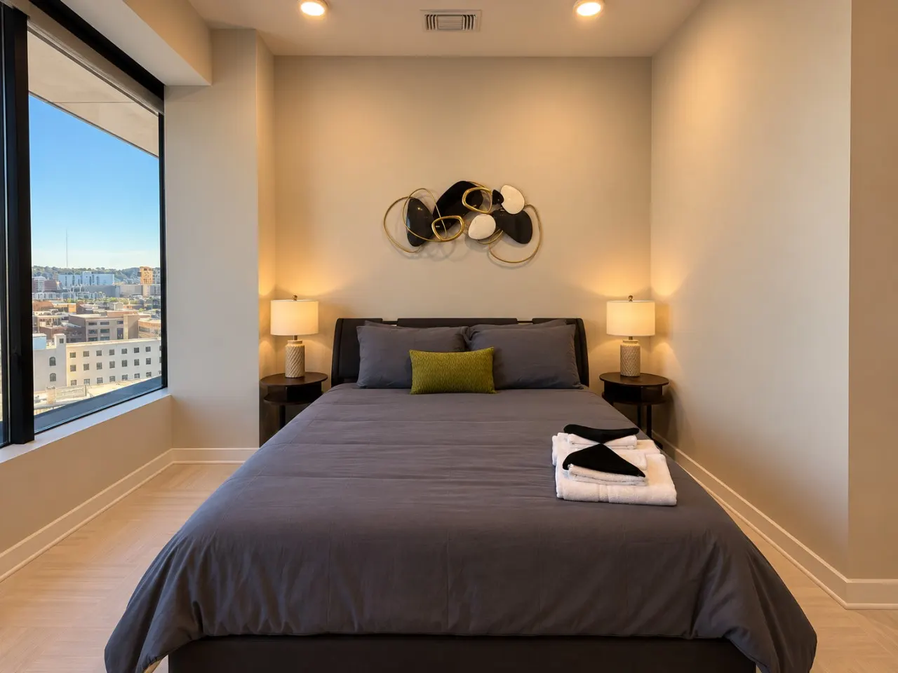 Urban King Stay City Views + Parking 6