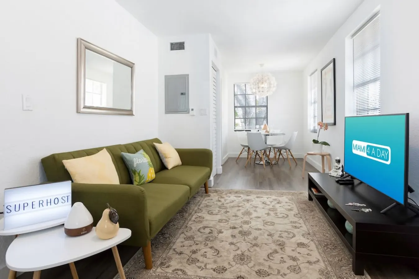 Stylish Miami 2BR - King Bed - Sleeps 4