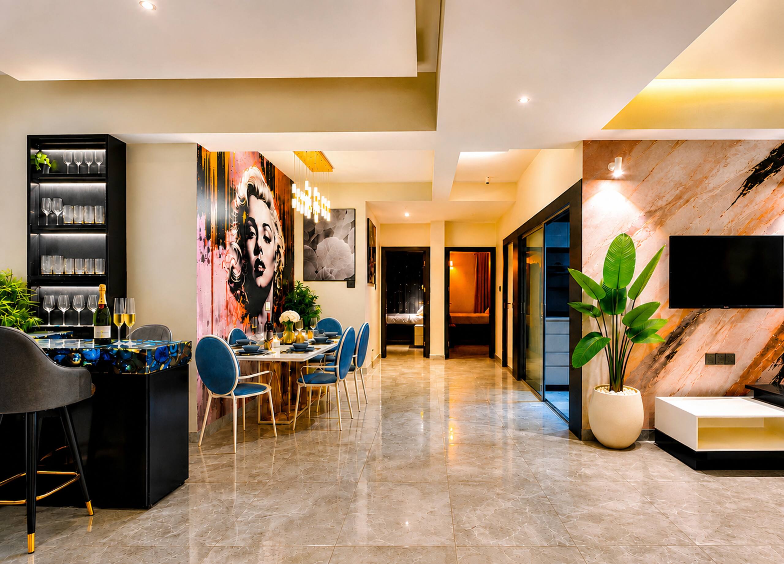 Casa Coco 2 BHK Grand Luxury Apt by Estella Stays