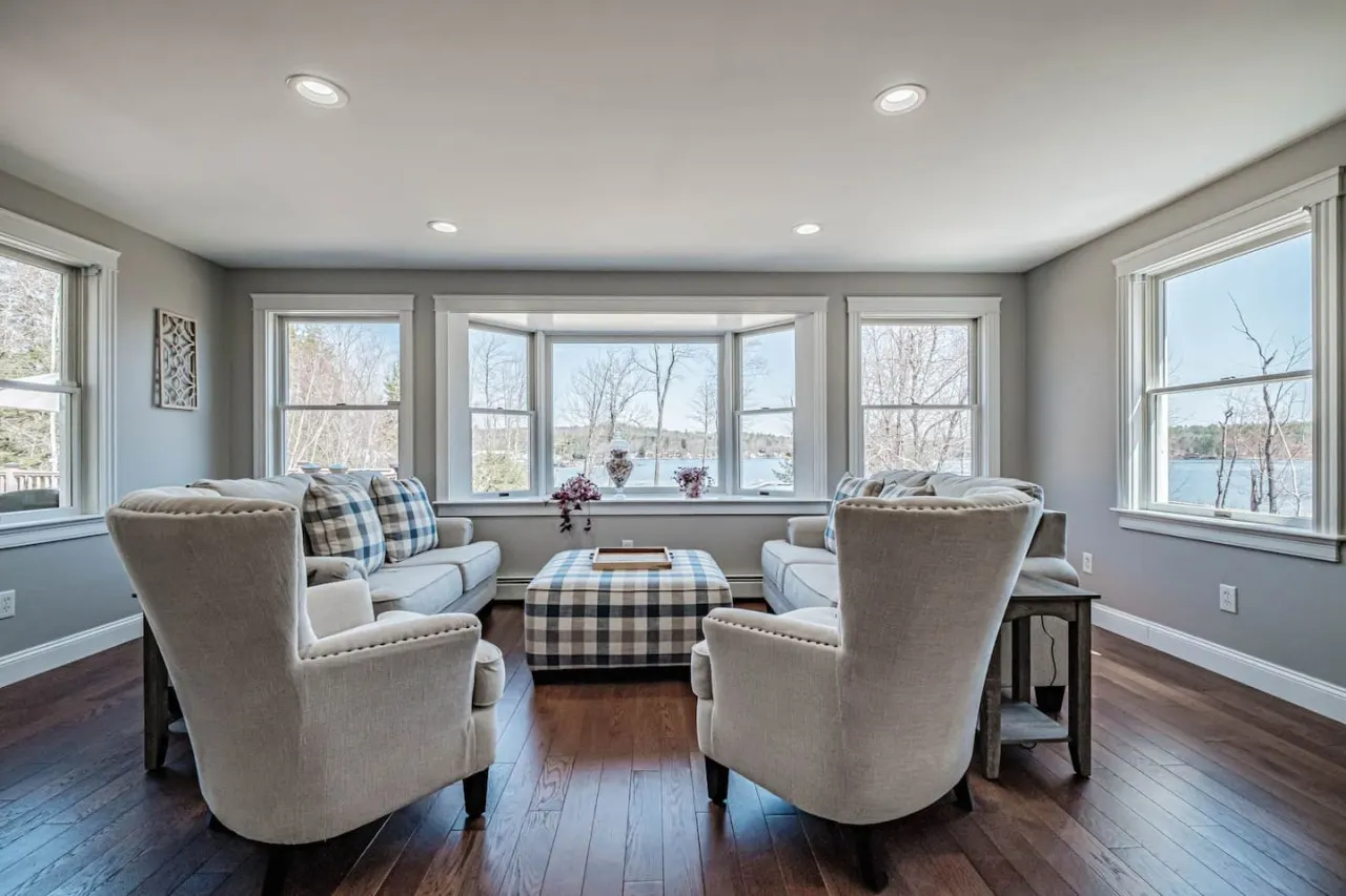 Point Overlook- Stunning Sebago Lake House w. Game Room & Dock 18