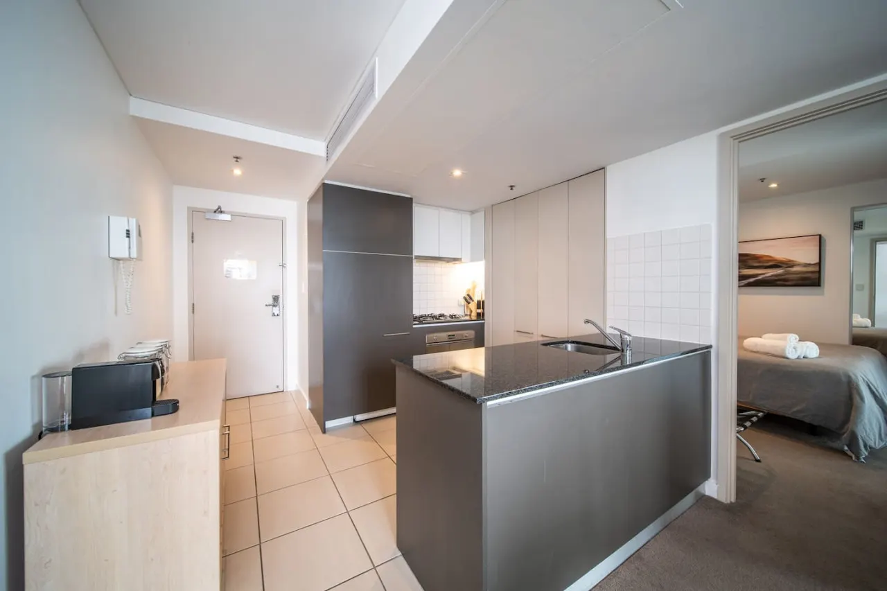 The North Star—Modern CBD Escape with Pool & Sauna 13