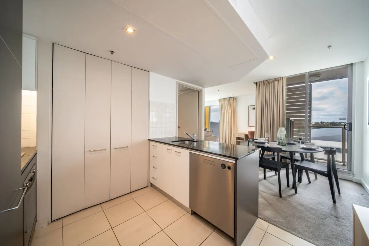 The North Star—Modern CBD Escape with Pool & Sauna 14