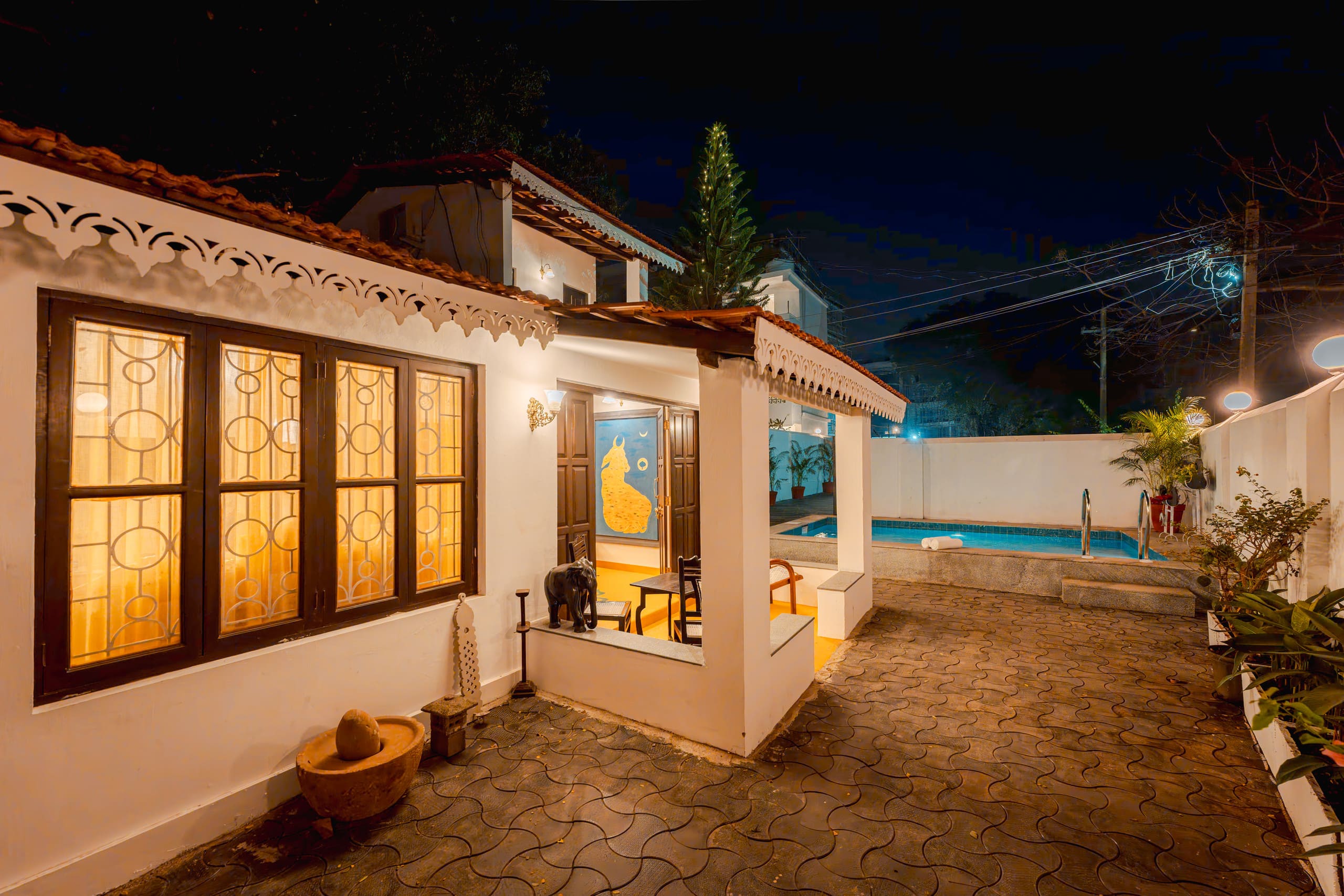 CasaCandolim|4BHK|POOL|B’Fast|Cook|BeachRoad 20