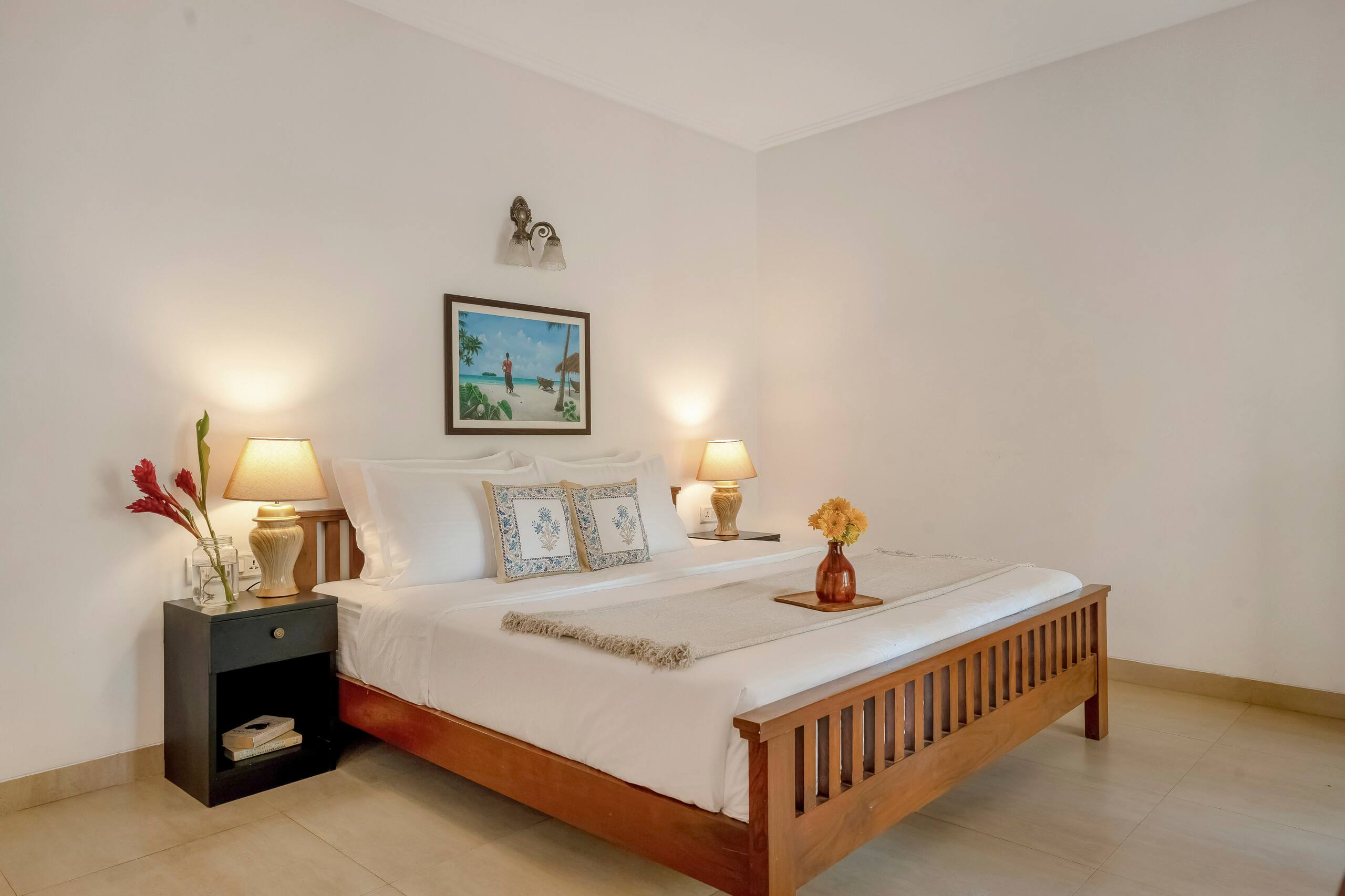 Stylish garden view studio in the heart of siolim 14