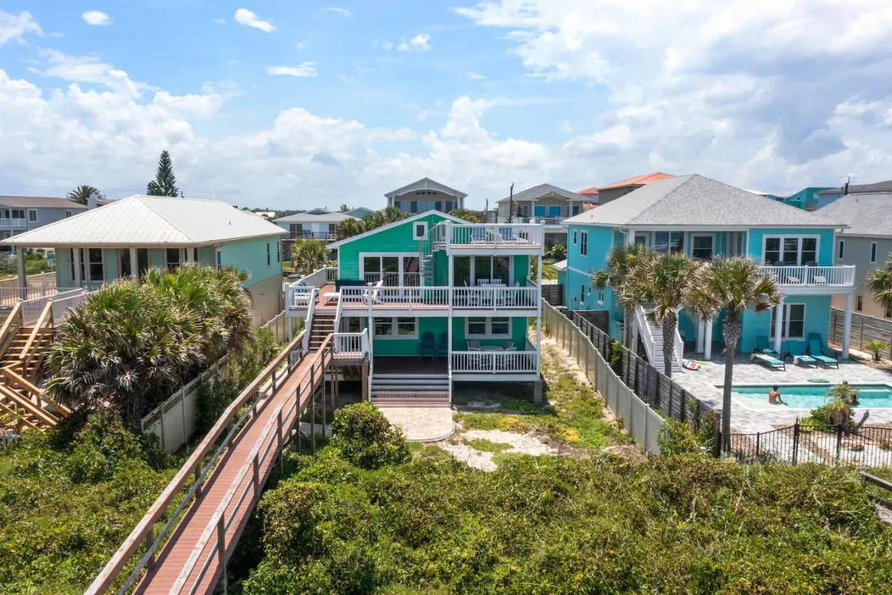 All Decked Out St Augustine Beachfront | Ocean Views & Decks