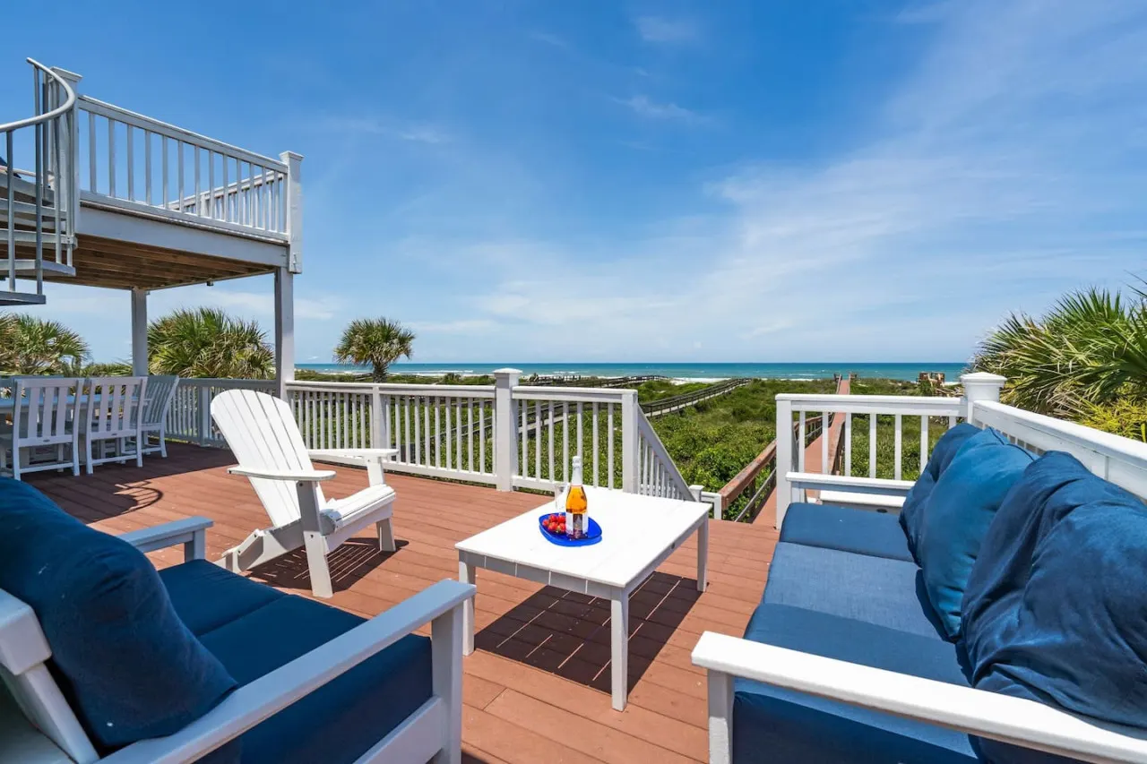 All Decked Out St Augustine Beachfront | Ocean Views & Decks — photo 2