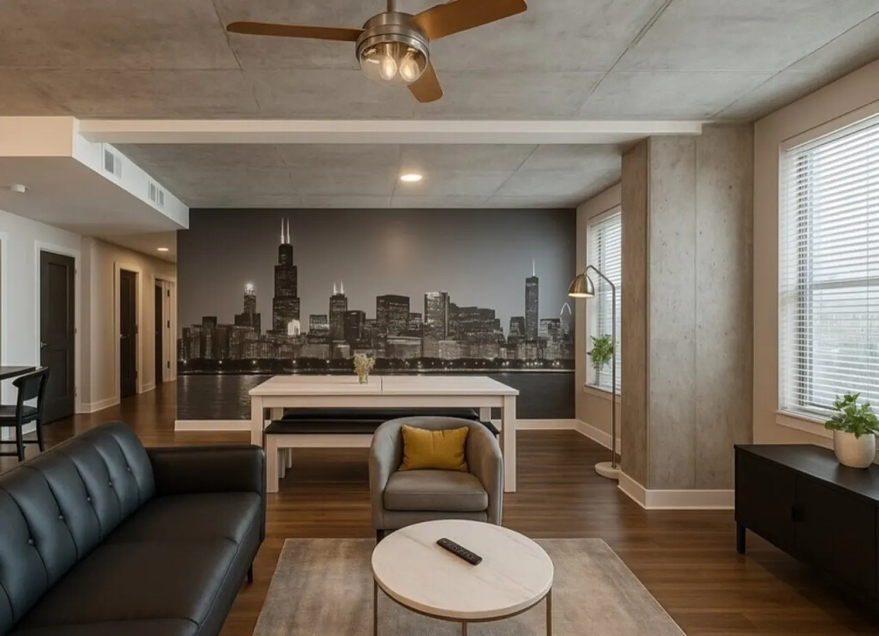 Trendy 3BR/3BA City Apt– Pool+Ping Pong 5F — photo 5