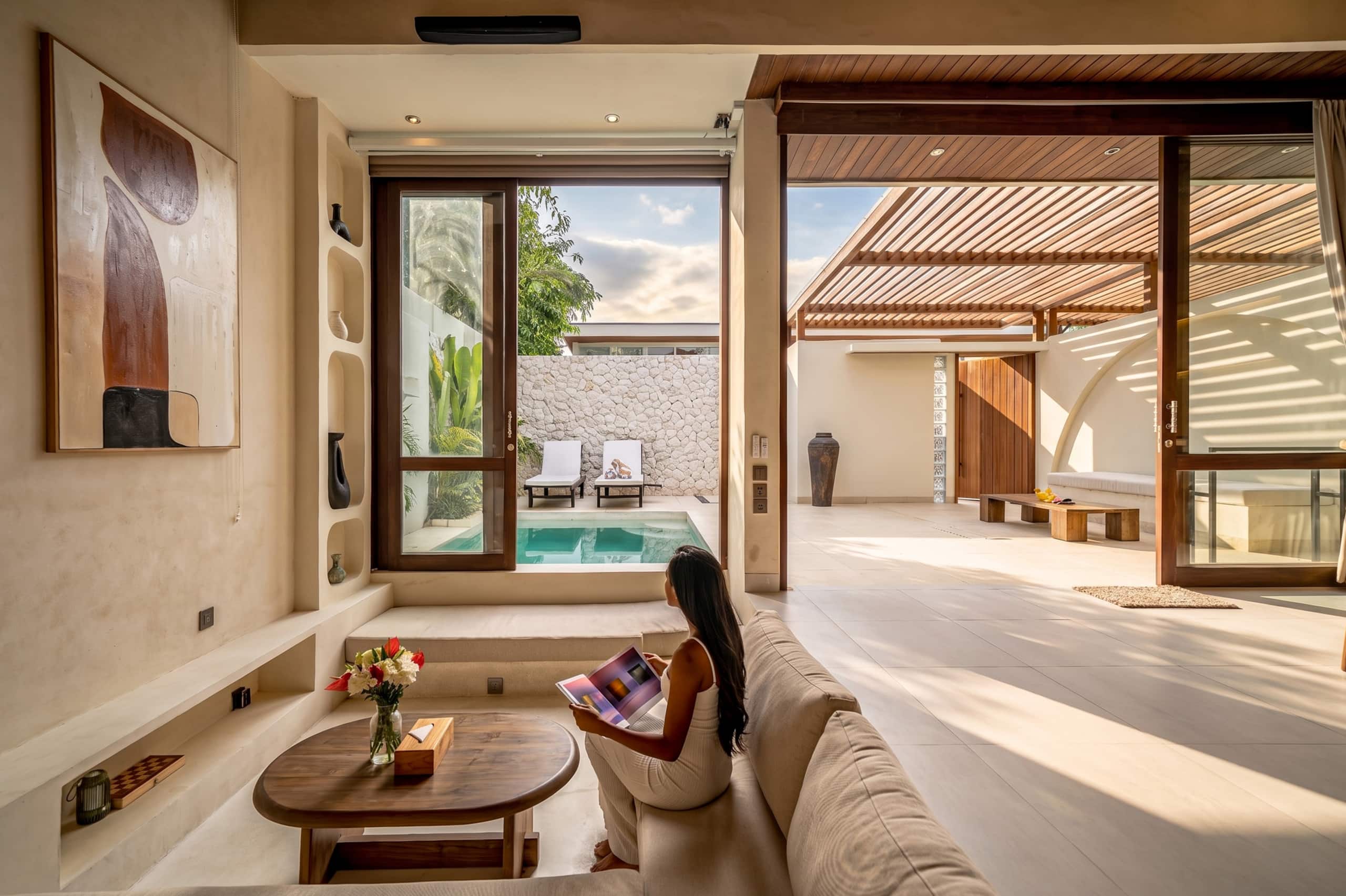 Private Pool Villa w/ Projector Near Thomas Beach 9