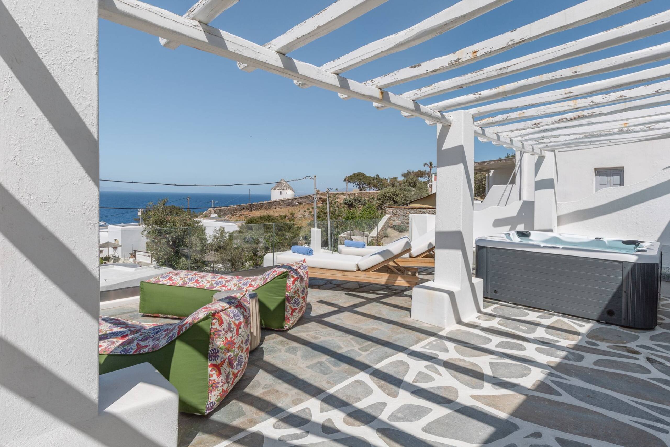 Mykonos Lagom 4 SeaViewApartment2bd-180SunsetBar! - Apartments for Rent in Mykonos, Greece 32