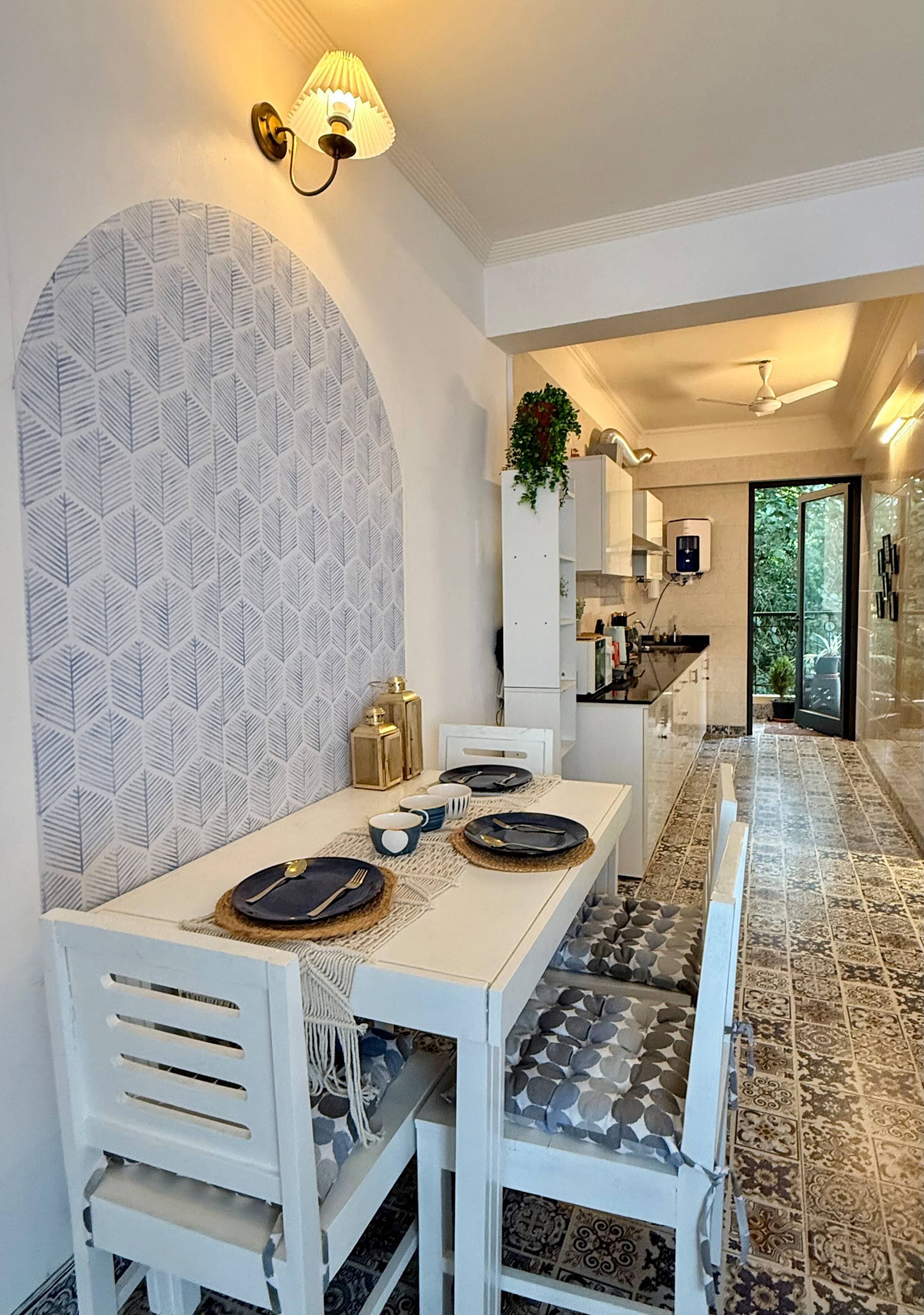 Pool & Hill View 2BHK | 8 min to Thalassa 18