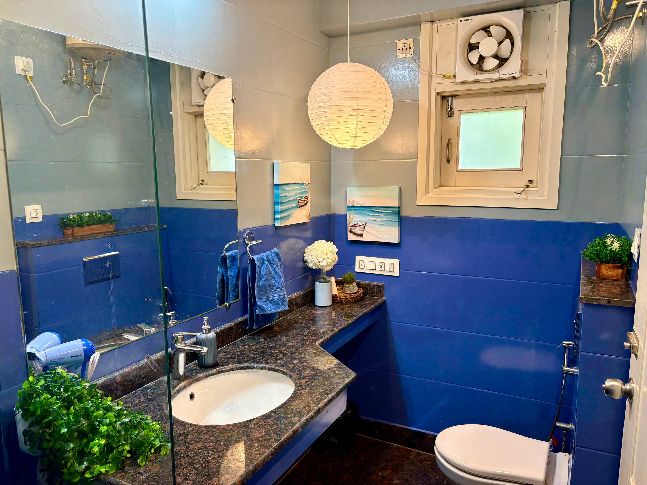 Pool & Hill View 2BHK | 8 min to Thalassa 40