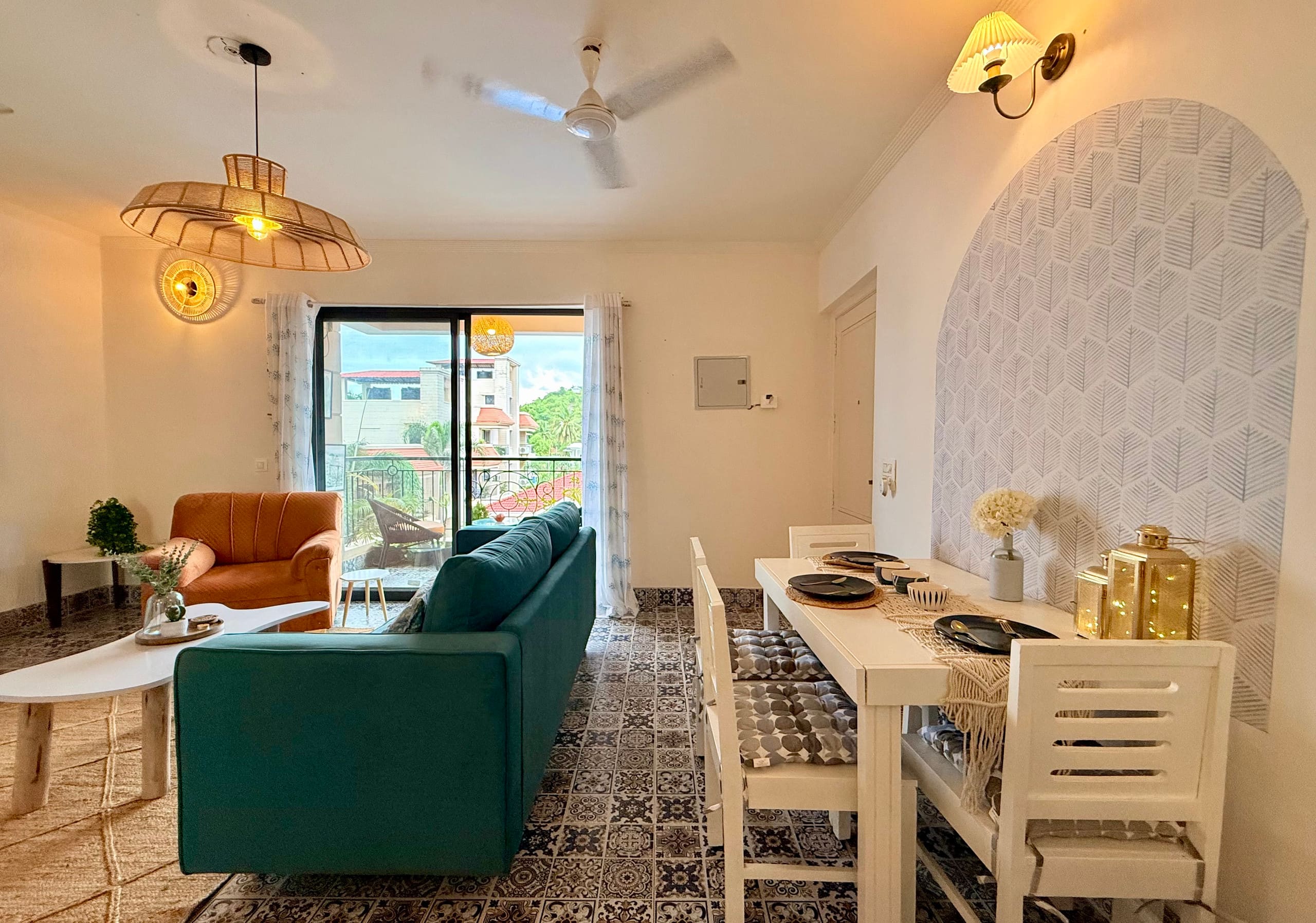 Pool & Hill View 2BHK | 8 min to Thalassa 10