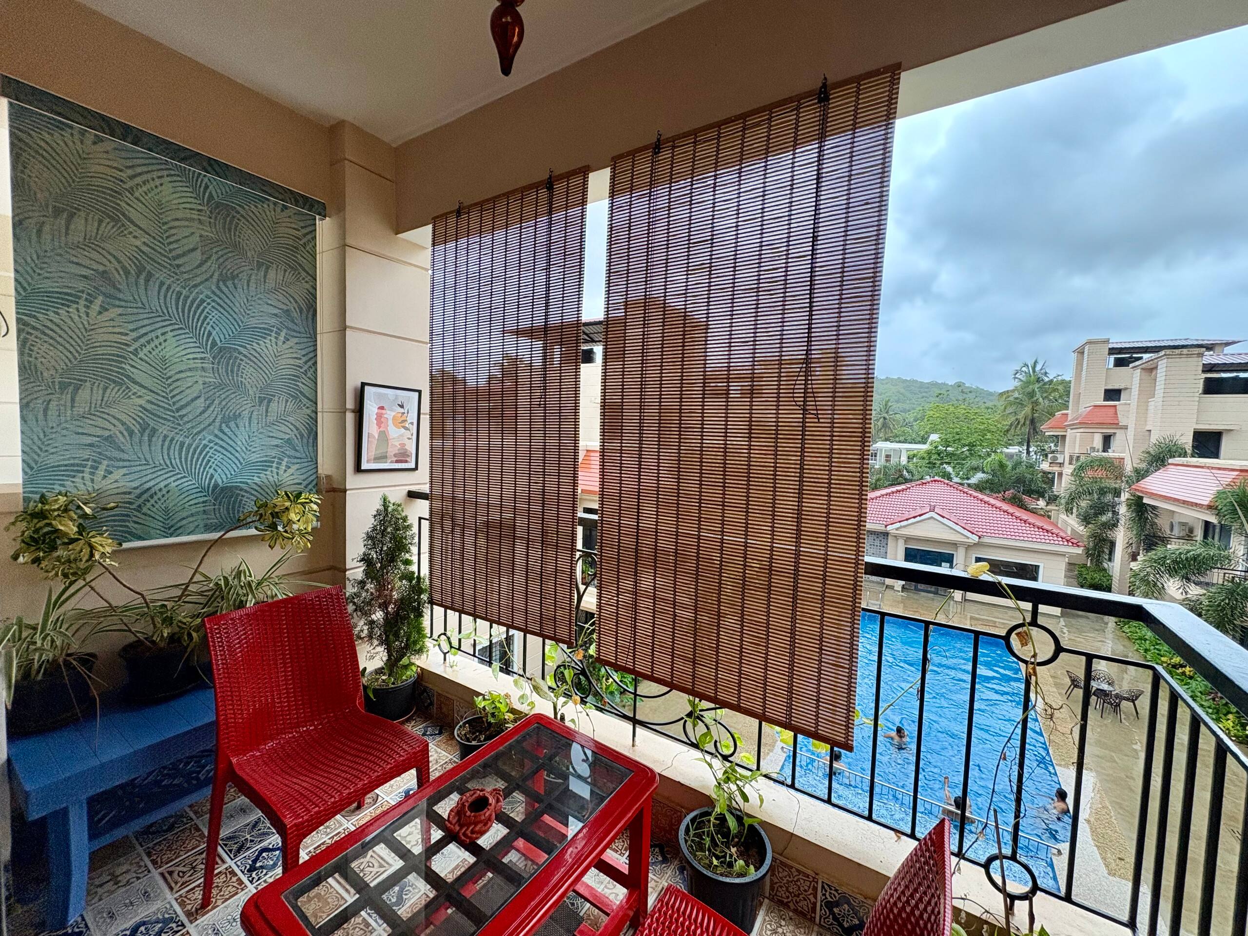 Pool & Hill View 2BHK | 8 min to Thalassa 34
