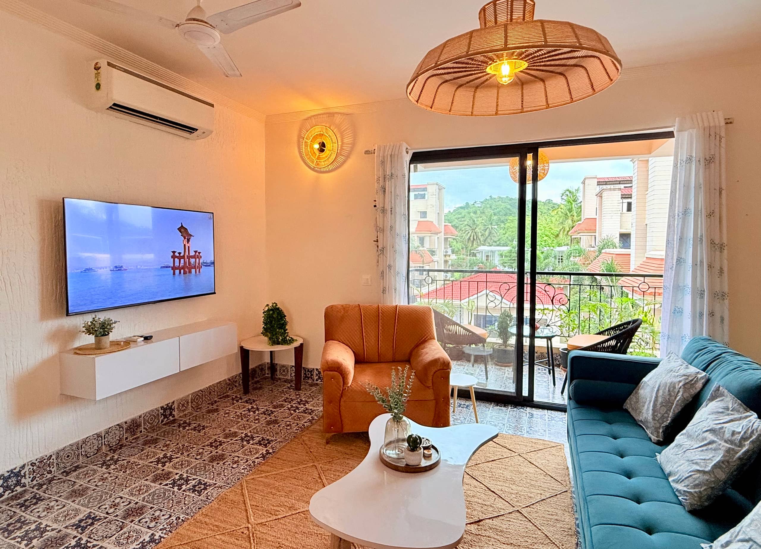 Pool & Hill View 2BHK | 8 min to Thalassa 12