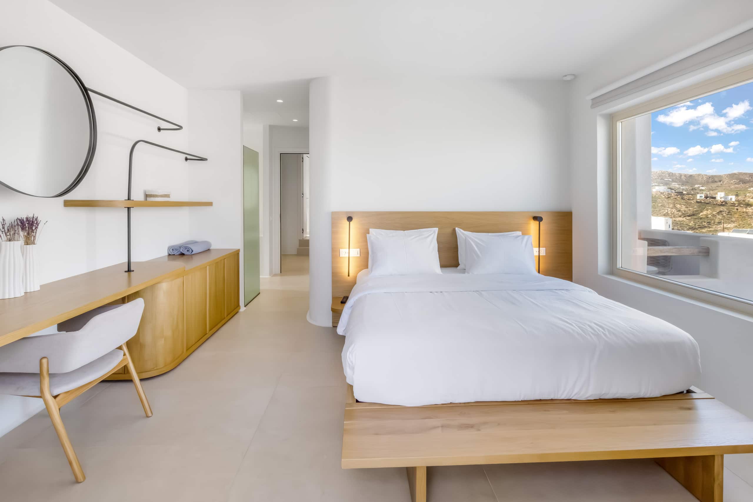 Vibe of Mykonos | A | Villa Vasileia heated pool 19
