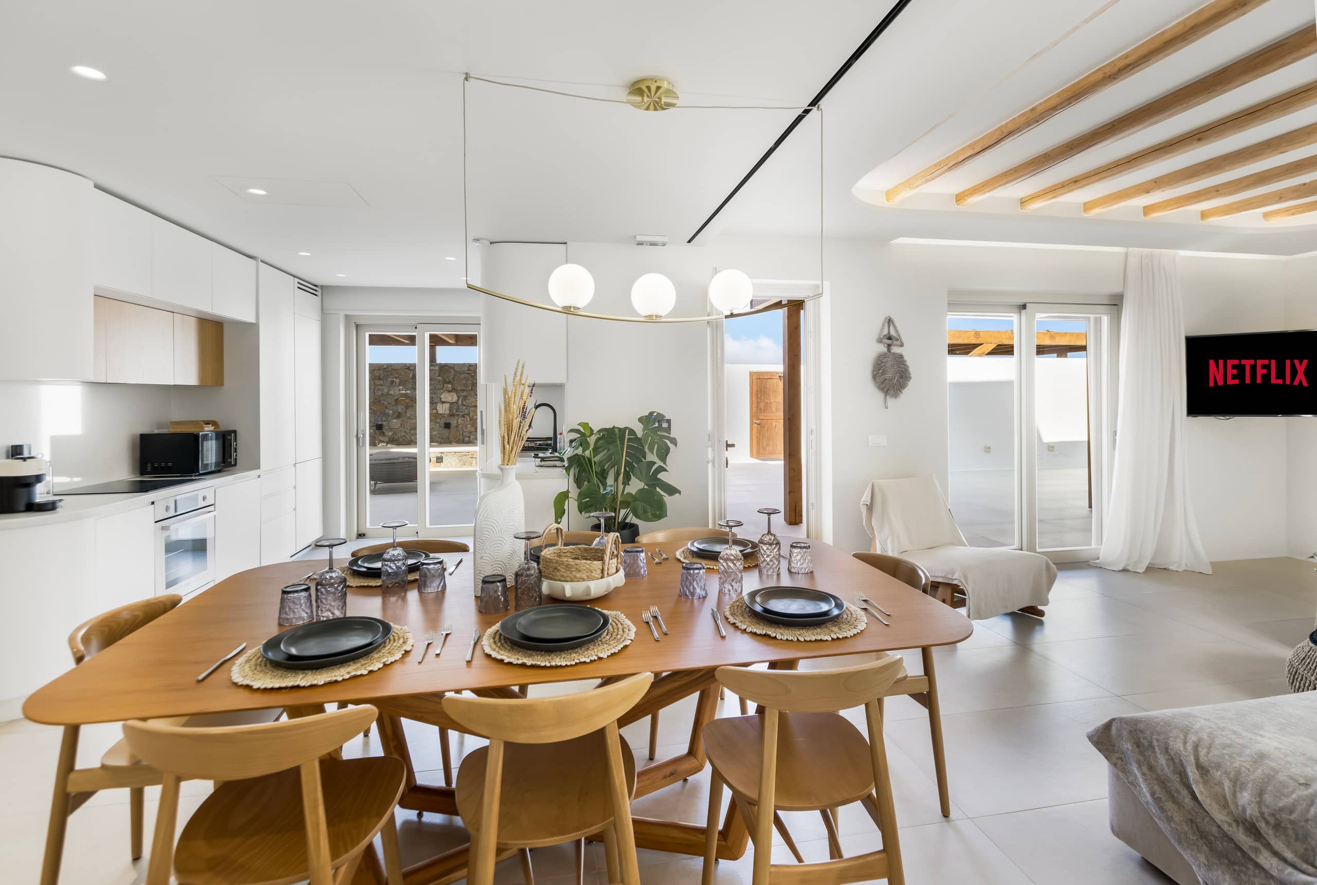 Vibe of Mykonos | A | Villa Vasileia heated pool 7