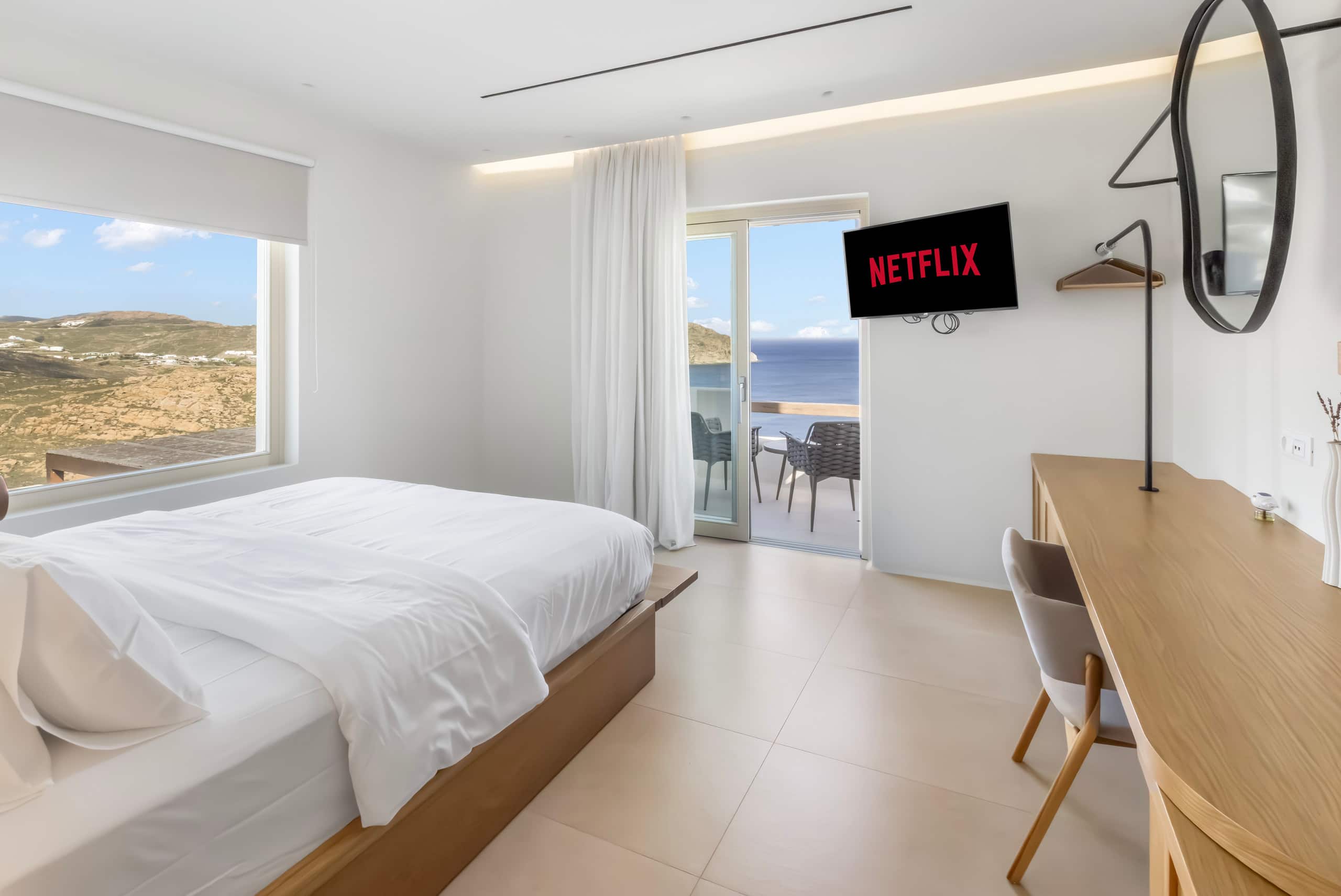 Vibe of Mykonos | A | Villa Vasileia heated pool 20