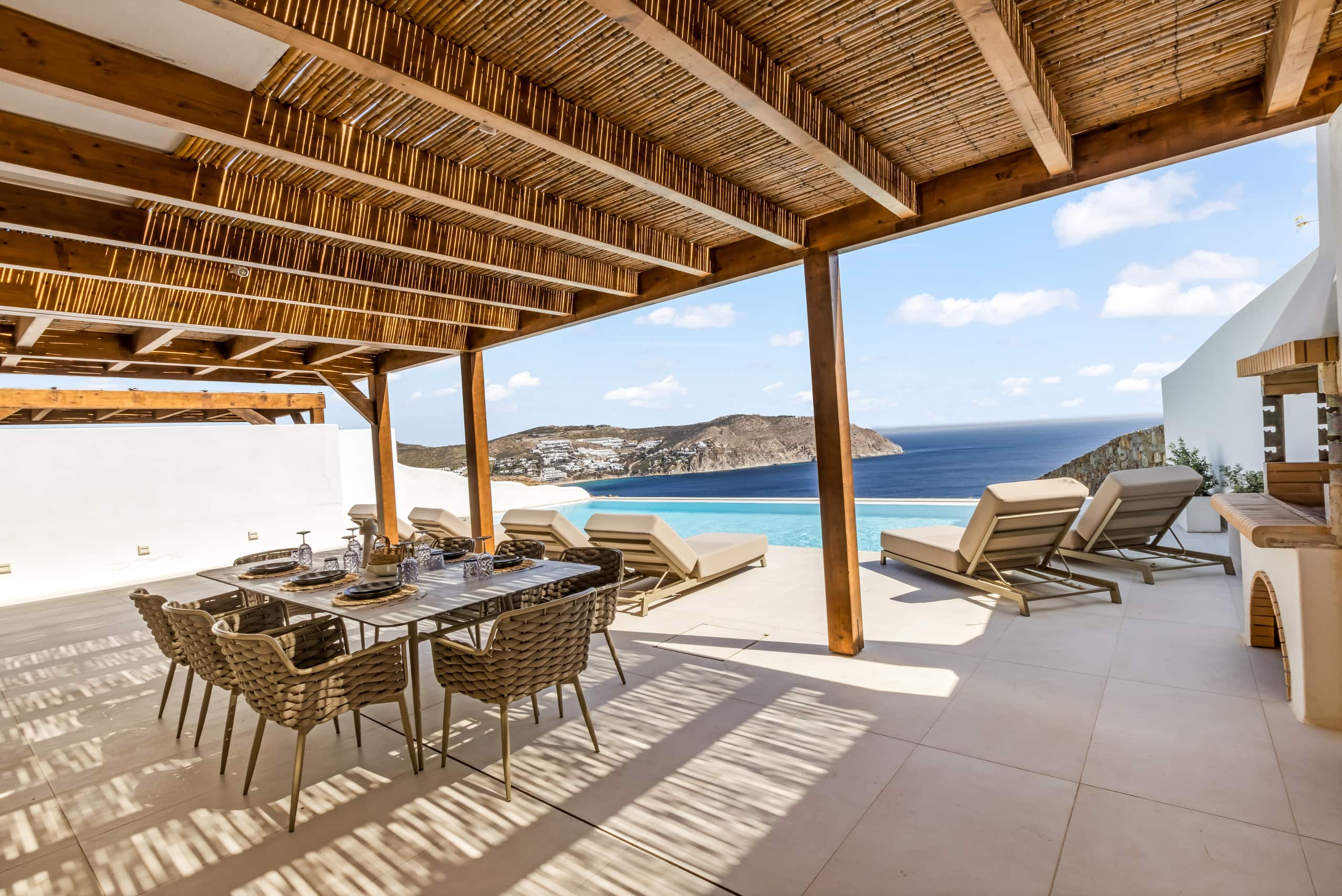 Vibe of Mykonos | A | Villa Vasileia heated pool 2