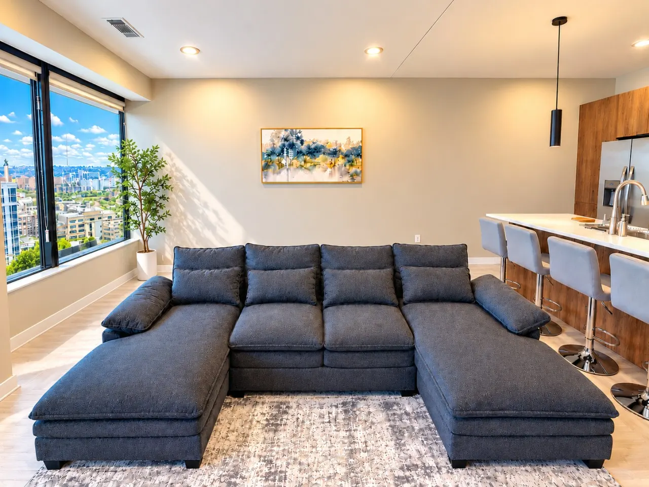City Lights Haven | 2 Queen 2BR — photo 3