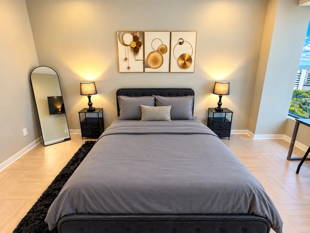 City Lights Haven 2 Queen 2BR 6