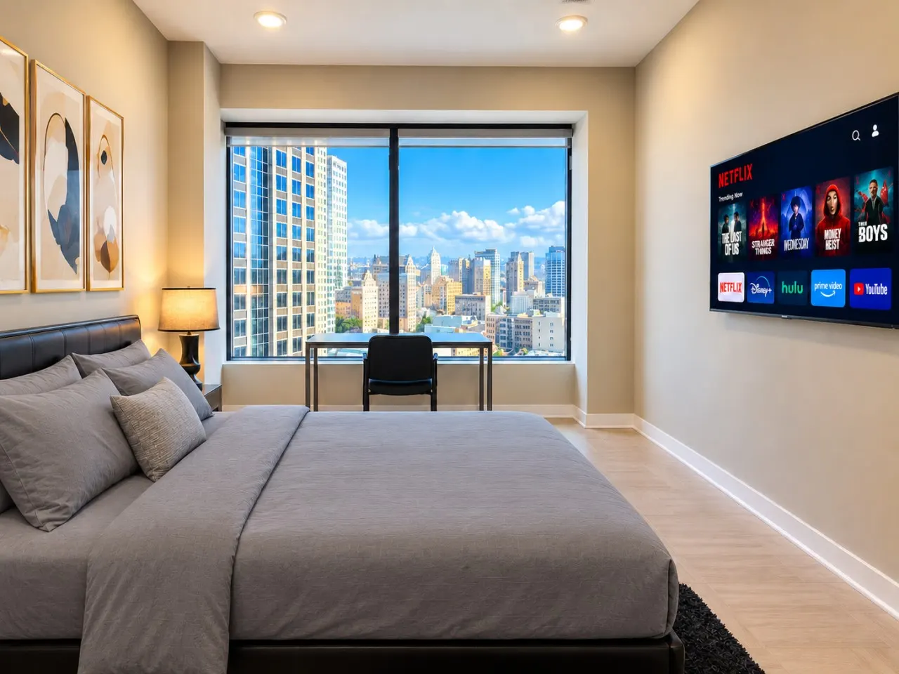 City Lights Haven 2 Queen 2BR 8