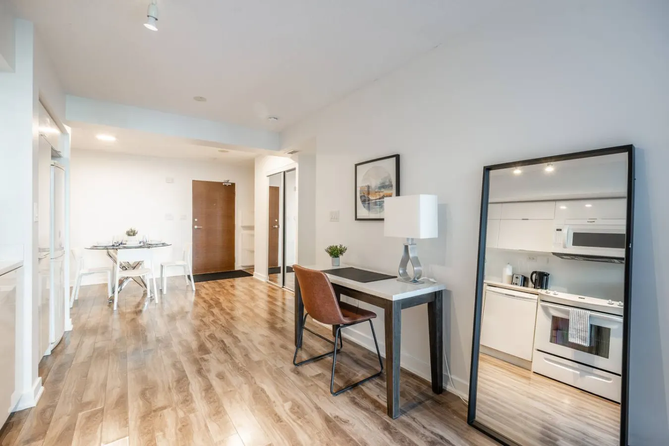 Modern 1BR Condo Sleeps 4 Free Parking 12