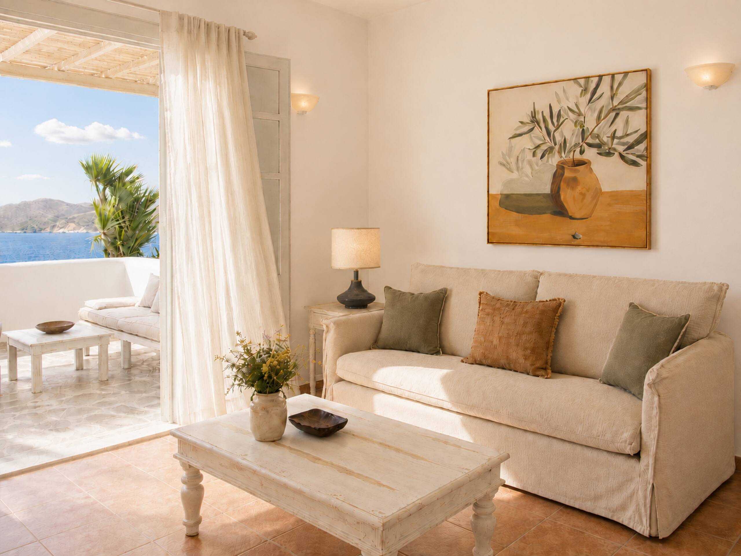 Cycladic 1BR Apartment Near Panormos Beach
