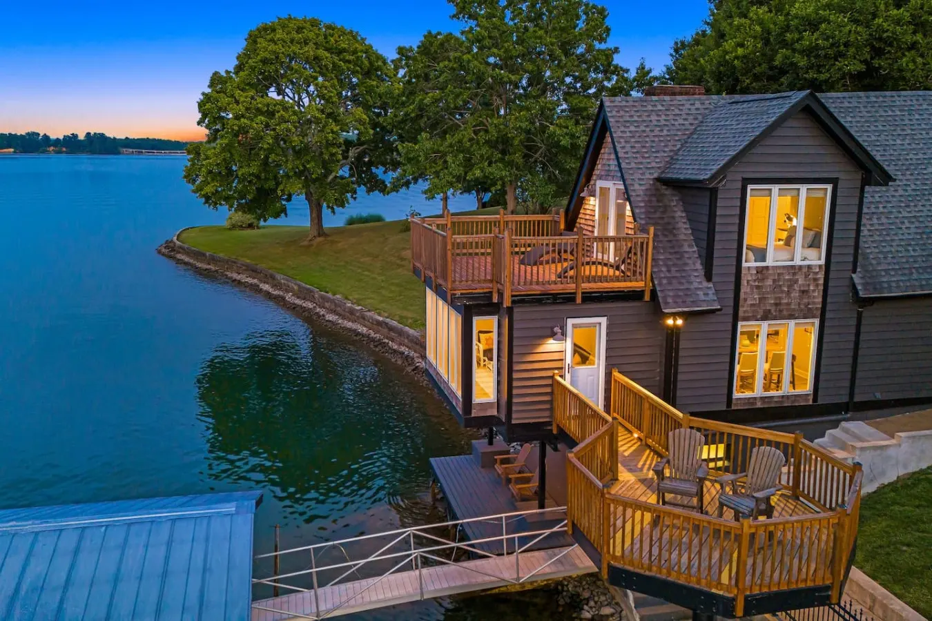Lakefront Escape | Dock Access and Mountain Views!