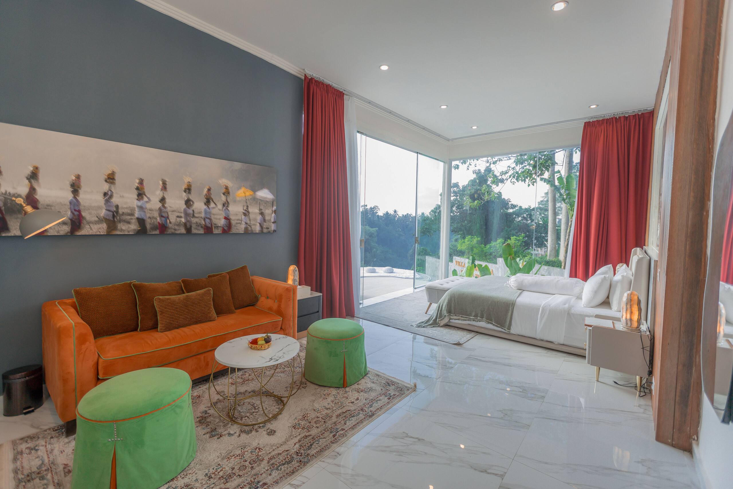 Romantic Suite Jungle/River View @VillaCellaBella 9