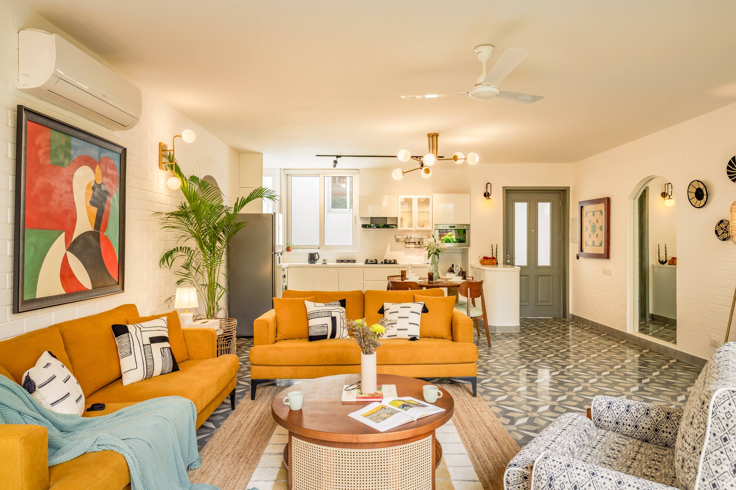 El Volar Bright & Contemporary 2BHK Apartment 6