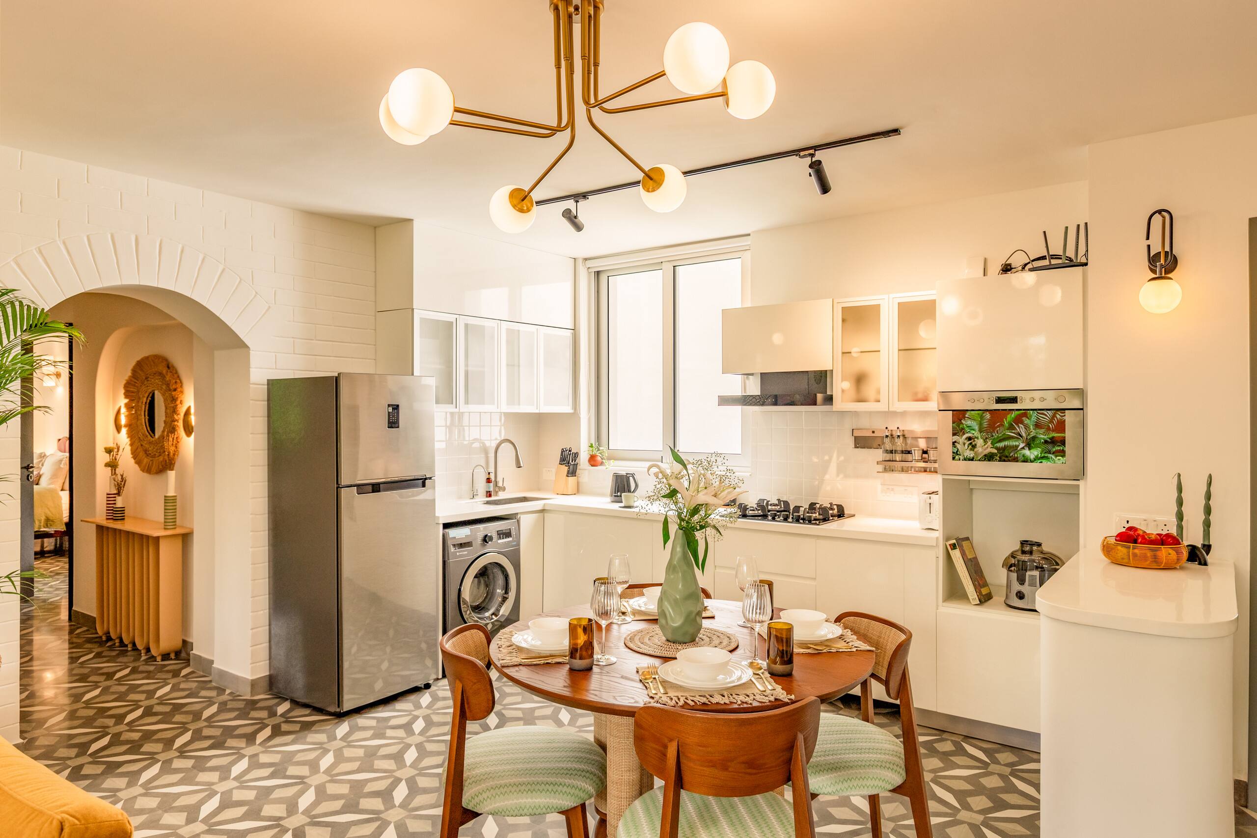 El Volar Bright & Contemporary 2BHK Apartment 7