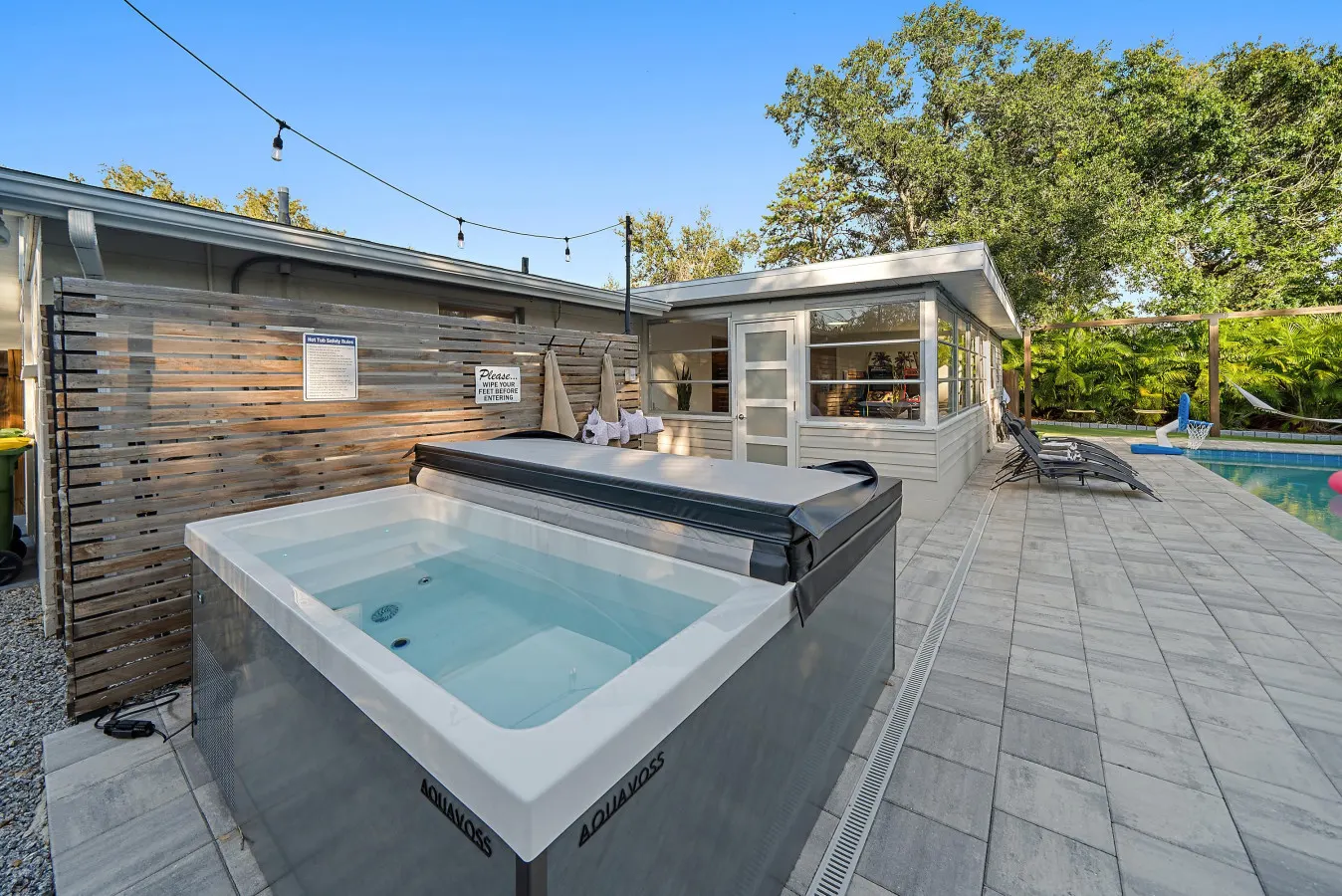 The Wisteria Oasis W/ heated pool & hot tub 6
