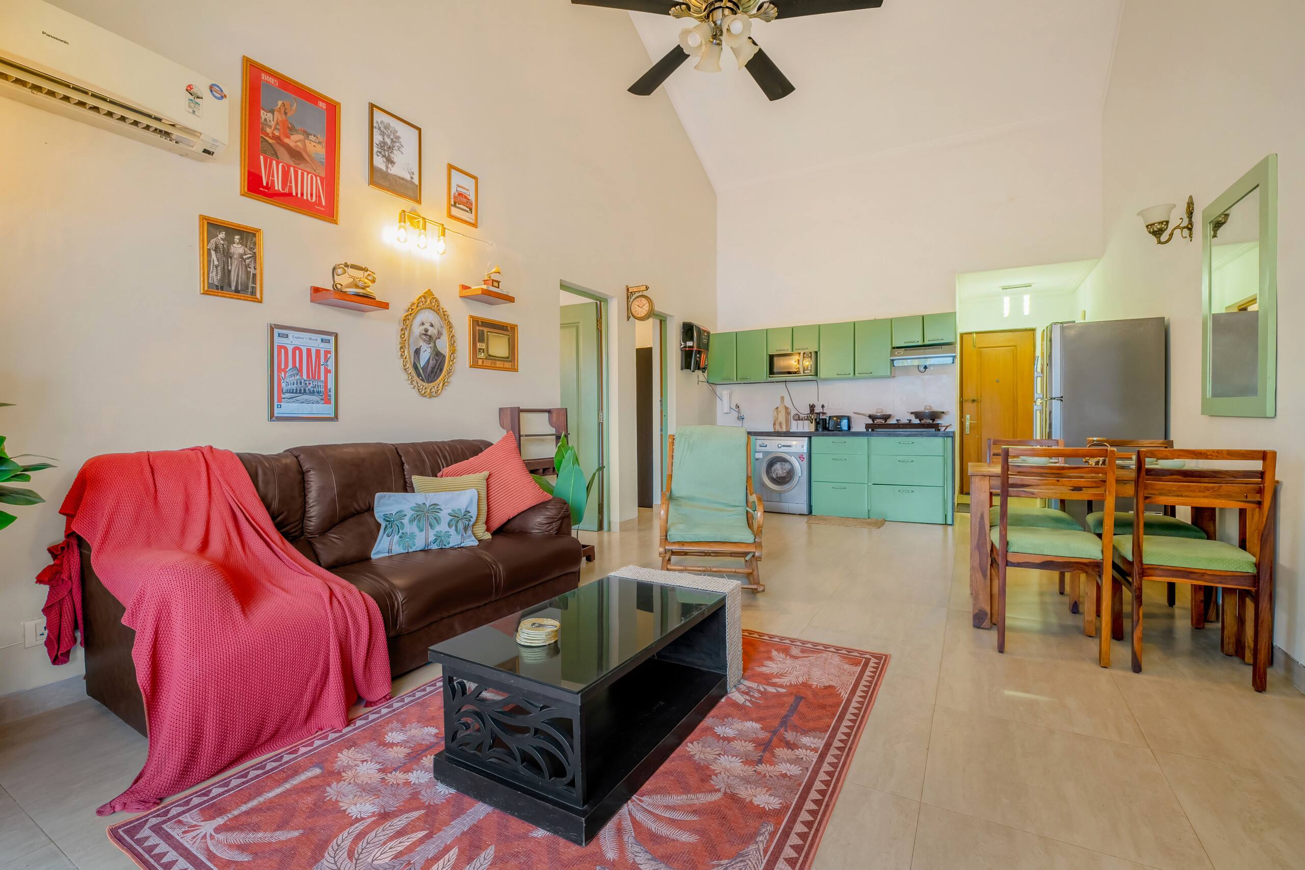 2BHK Penthouse w/ Pool & Balcony, 5min to Thalassa 7