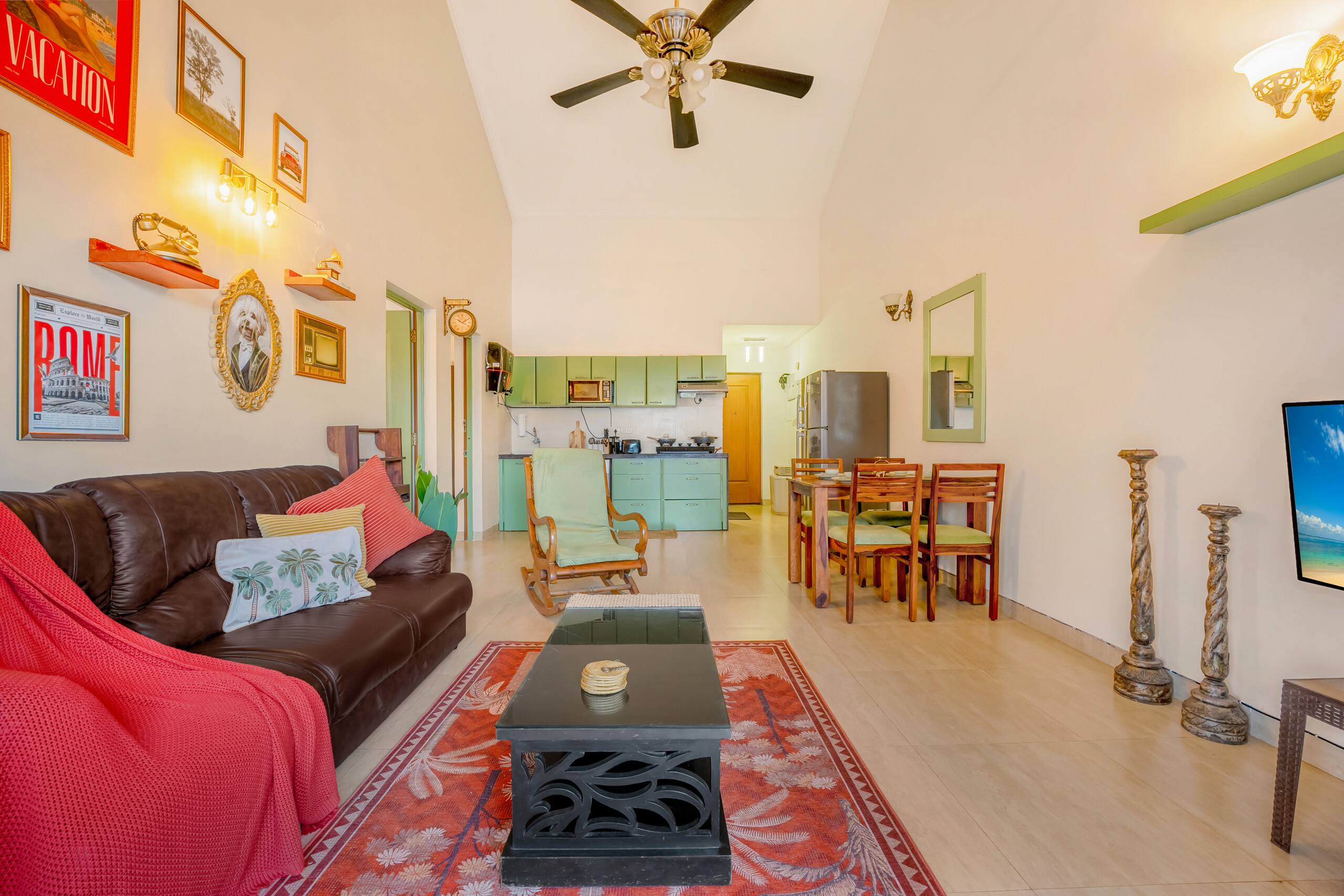 2BHK Penthouse w/ Pool & Balcony, 5min to Thalassa 25