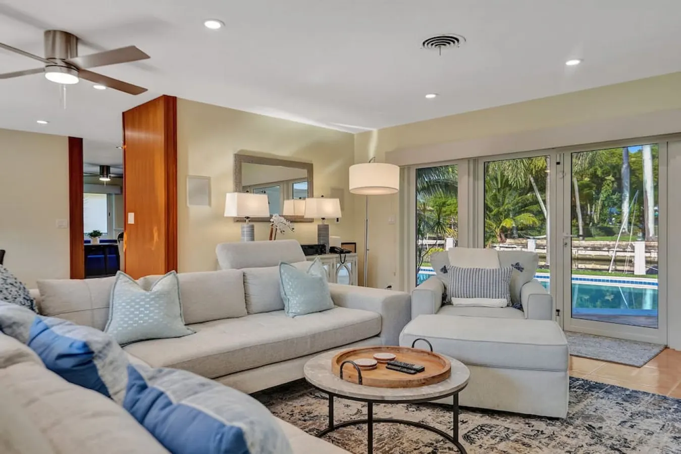 Waterfront Serenity Heated Pool & BBQ Koi Pond 9