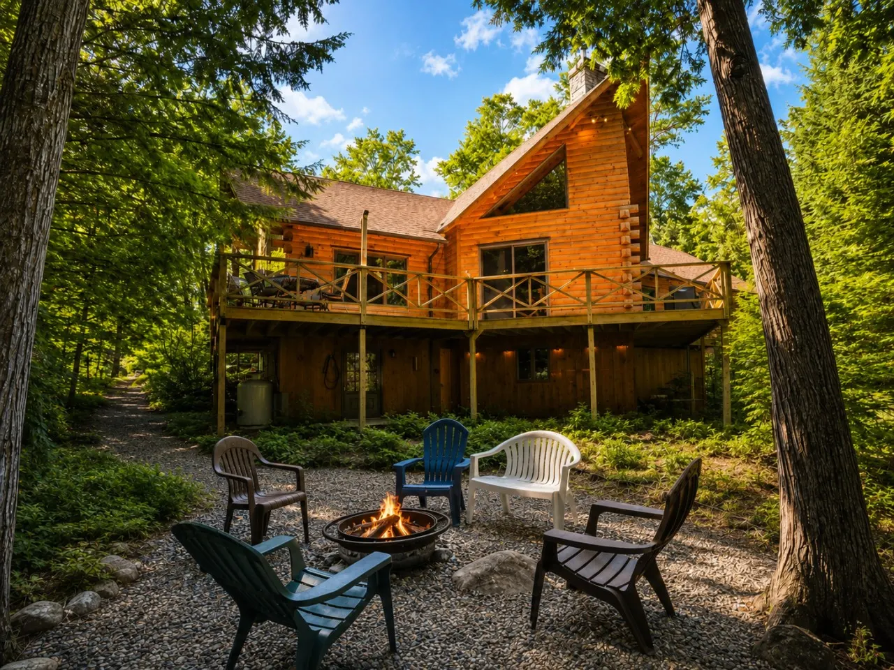 Hartford's Point Lodge Spacious Log Cabin *Perfect for families*