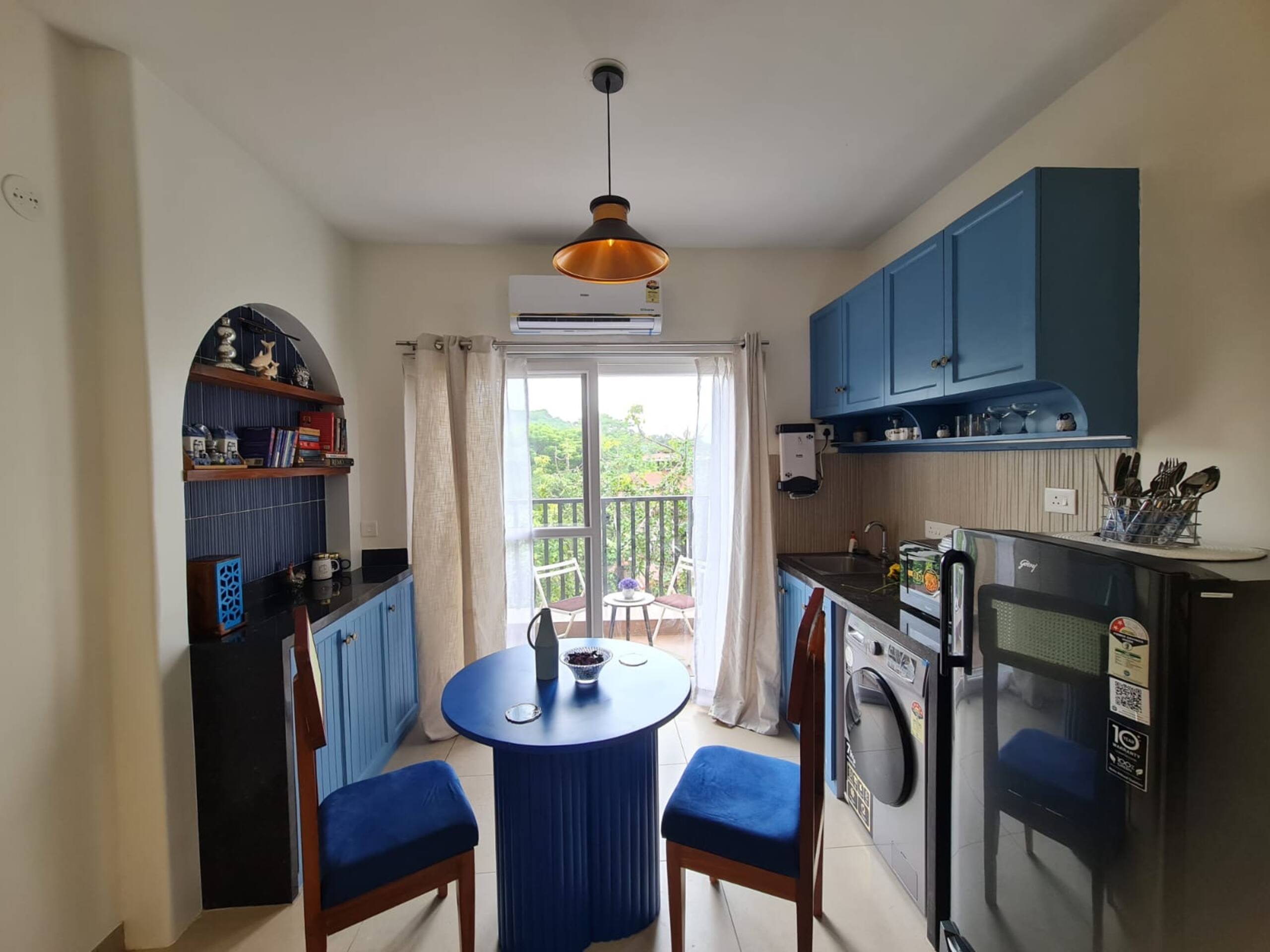 Casa Blues-Studio w Pool, Gym & wifi in North Goa 14