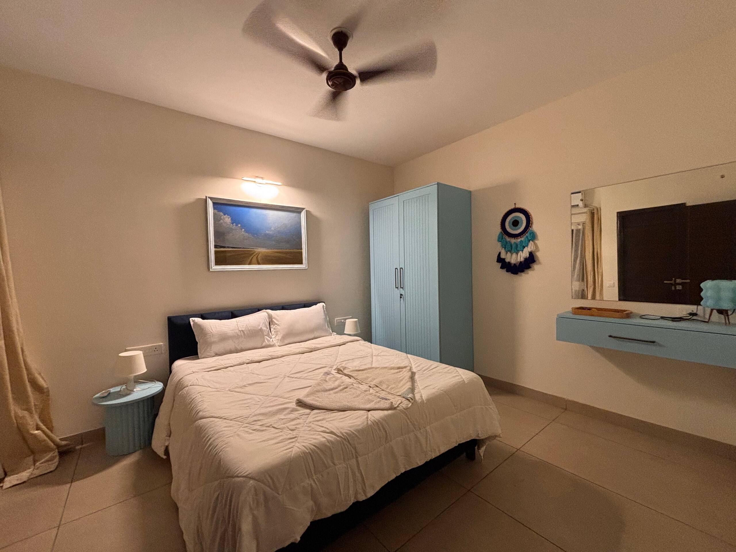 Casa Blues-Studio w Pool, Gym & wifi in North Goa 6