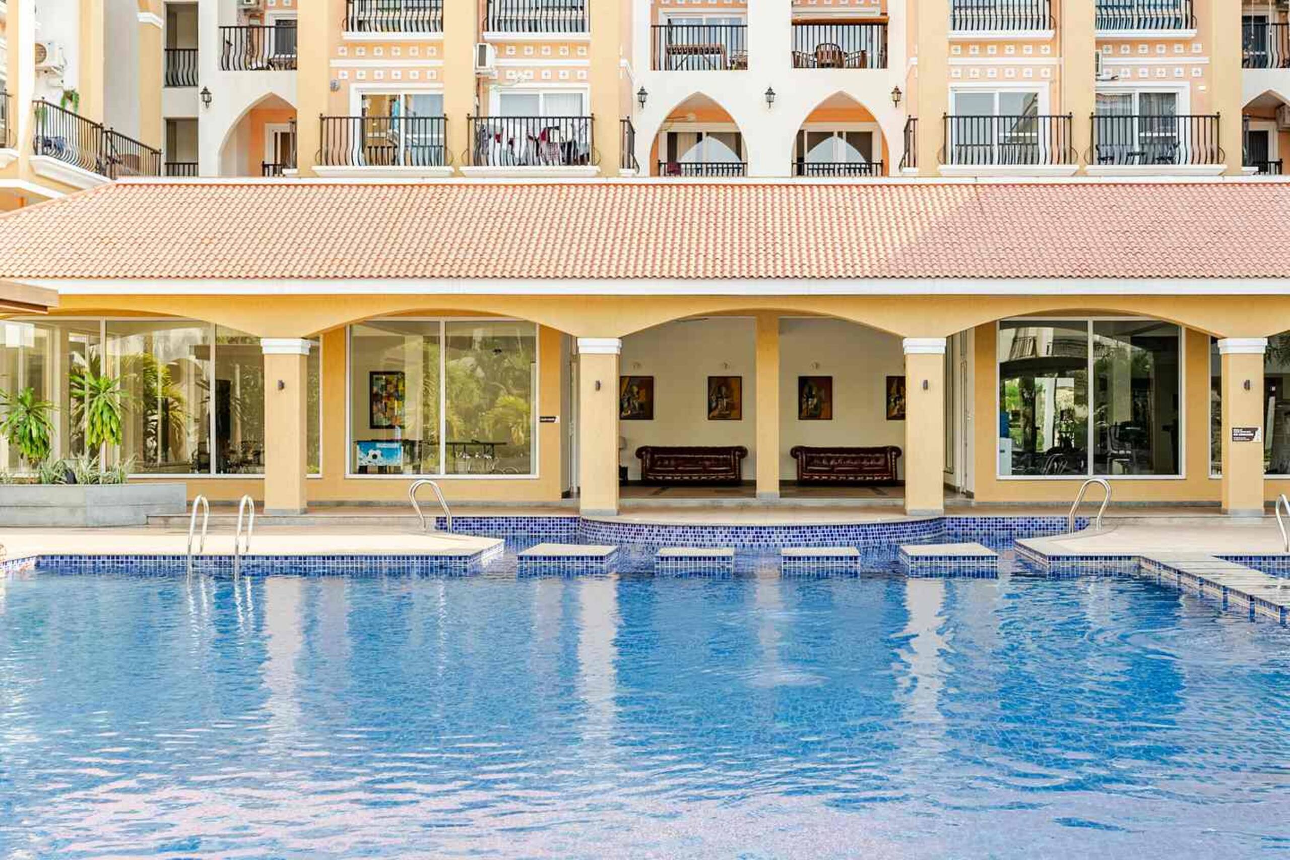 Casa Blues-Studio w Pool, Gym & wifi in North Goa 7