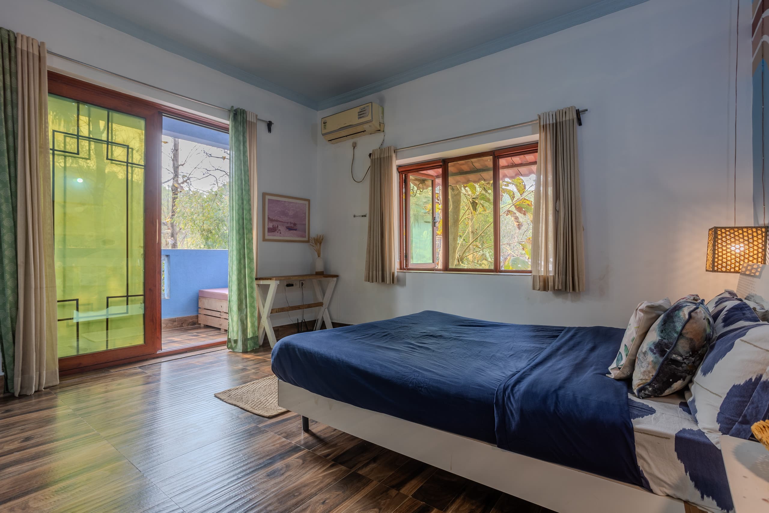 Boho 2BHK w Rooftop Plunge Pool near Anjuna- Riva 21