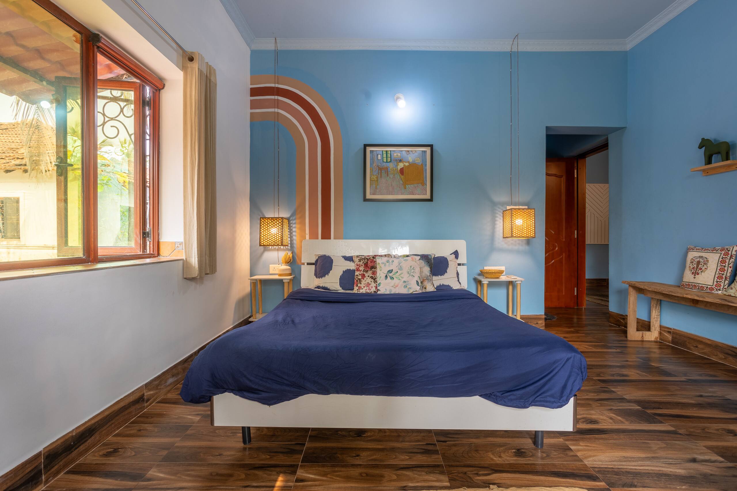 Boho 2BHK w Rooftop Plunge Pool near Anjuna- Riva 20
