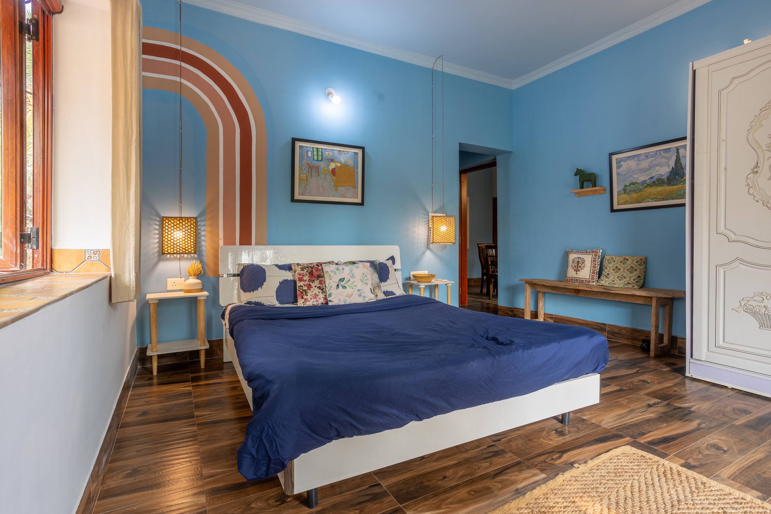 Boho 2BHK w Rooftop Plunge Pool near Anjuna- Riva 18