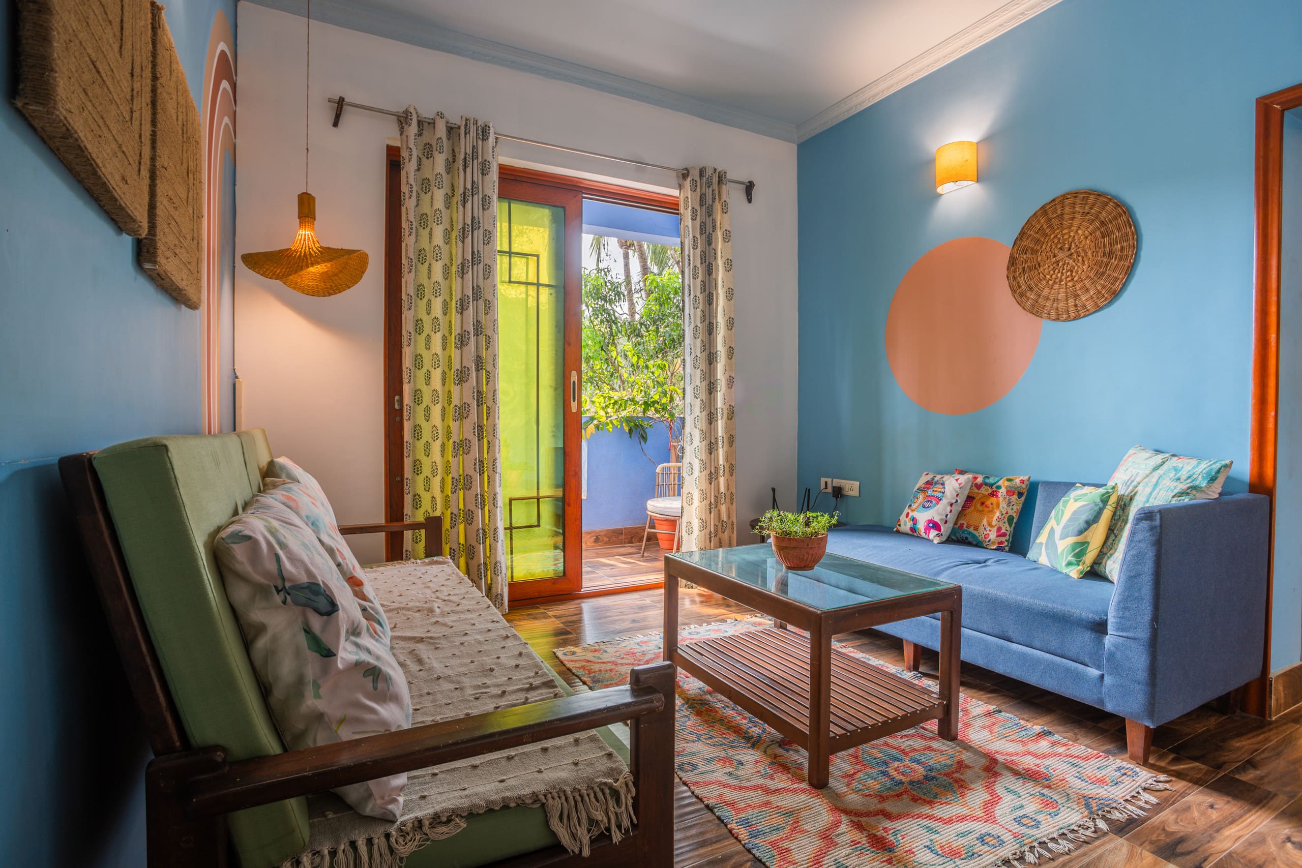 Boho 2BHK w Rooftop Plunge Pool near Anjuna- Riva 9