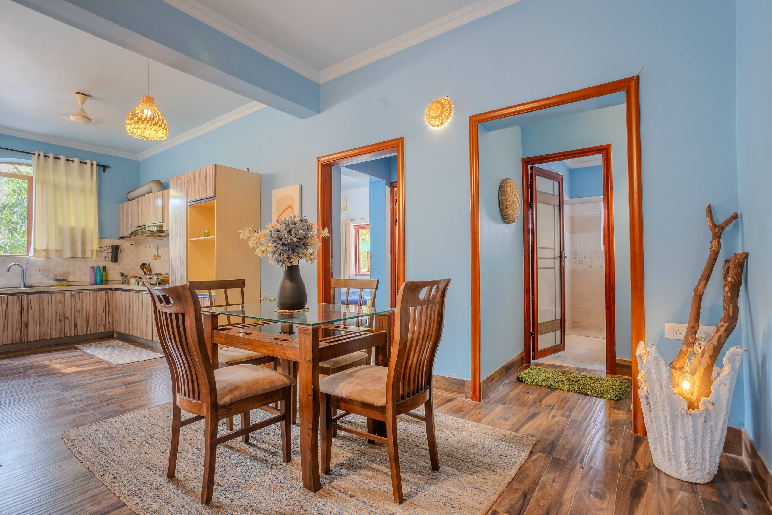 Boho 2BHK w Rooftop Plunge Pool near Anjuna- Riva 6