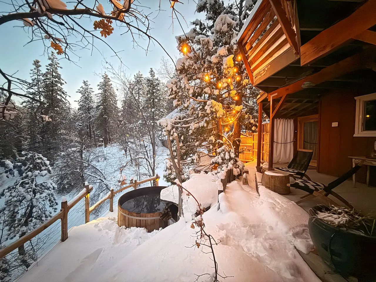 Perch - Peaceful ECO Sauna Cedar Hot Tub Ev Mountain Views 13