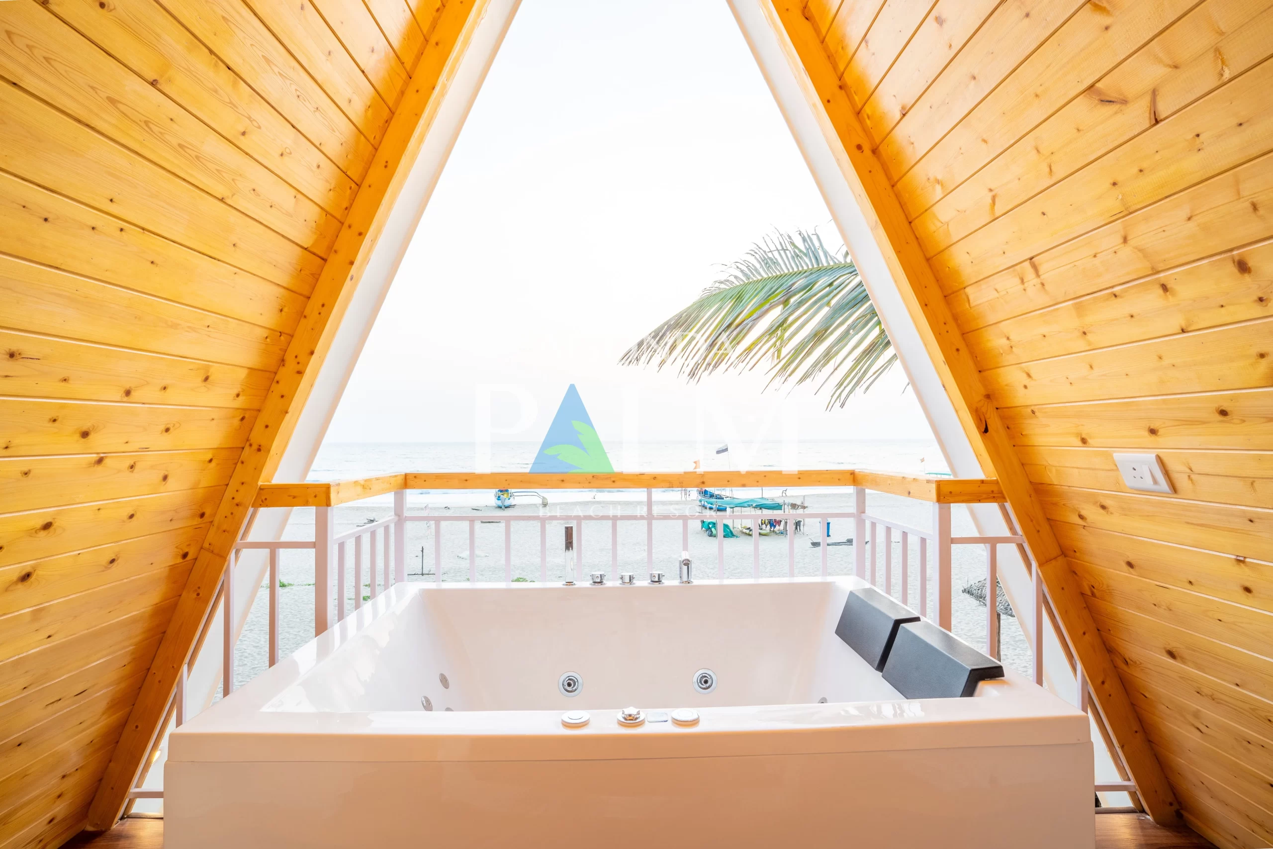Agonda Palm beach resort\nDeluxe room with balcony 19