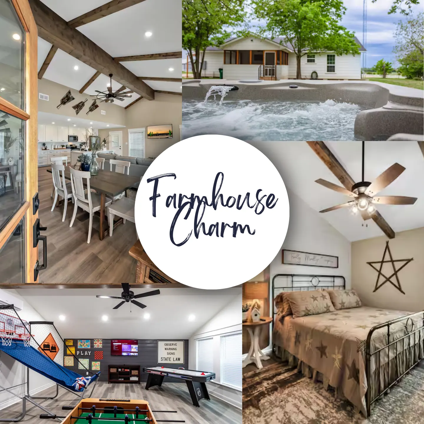 Farmhouse Charm - Waco/Magnolia/Baylor - Game Room