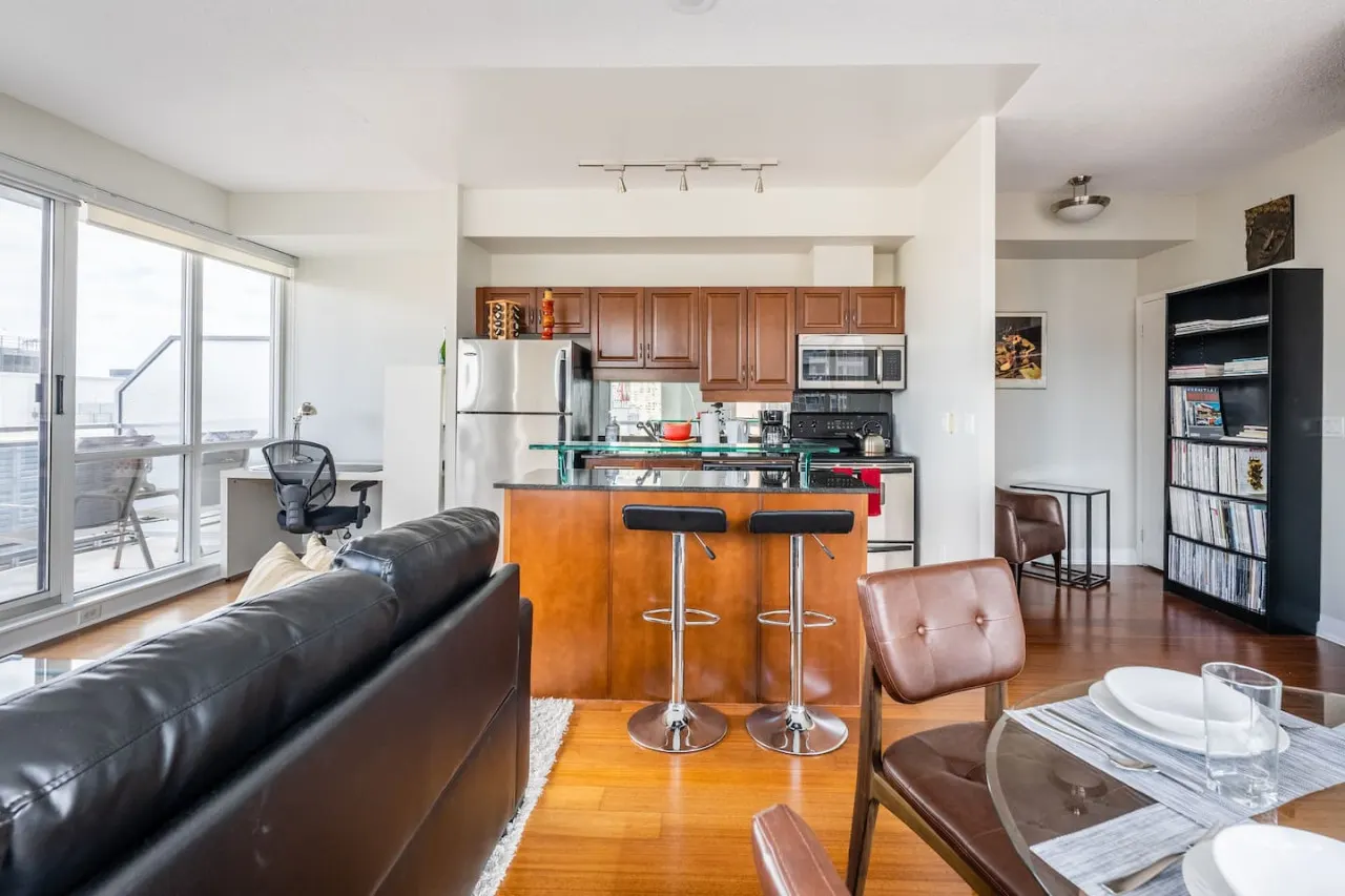 Inviting 1BR Condo Great Location City Views 13