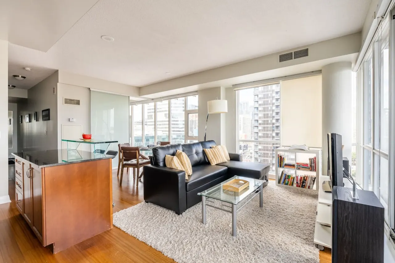 Inviting 1BR Condo Great Location City Views 8